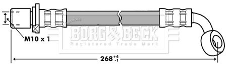 BORG & BECK Jarruletku BBH7284